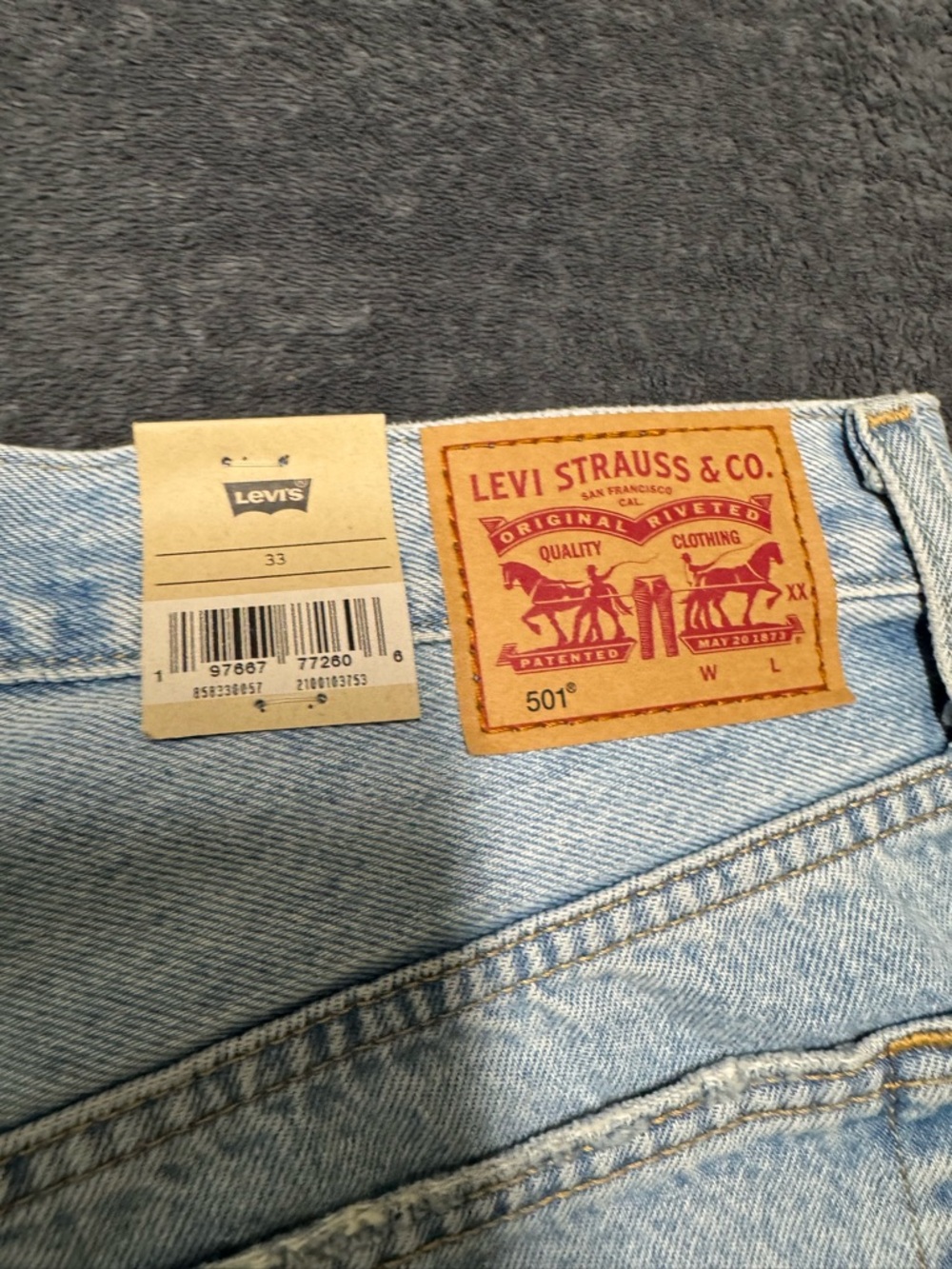 501° MID THIGH SHORTS, - Picture 7 of 10